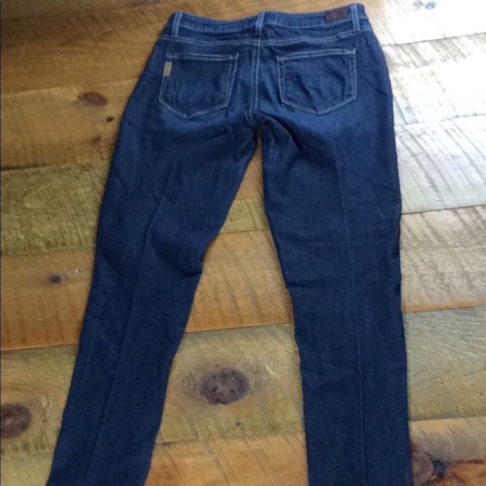 Paige Skyline skinny denim jeans Size 27 Fountain Wash - Picture 2 of 9